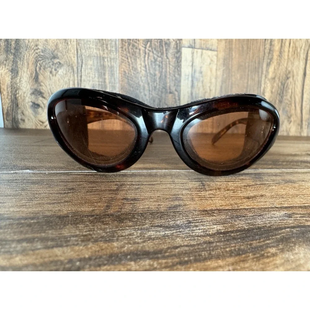 Panoptx Foam Lined Goggles Tortoiseshell Frame Amber Lenses